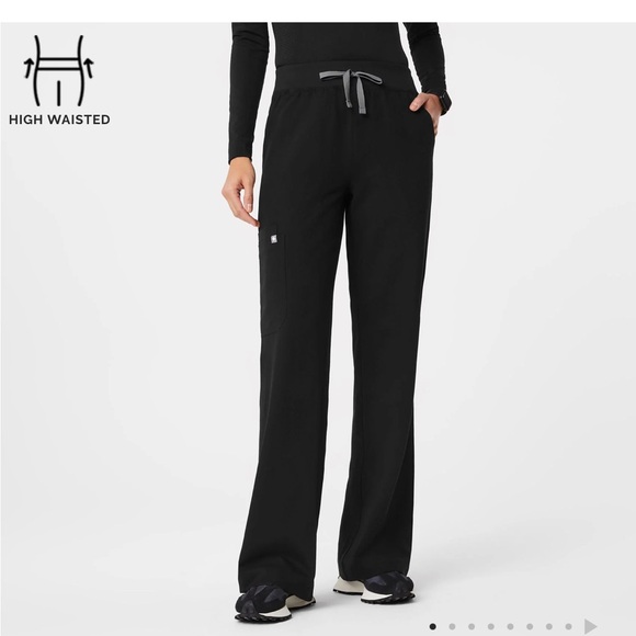 Figs Isabel Wide Leg Scrub Pants - Picture 1 of 5